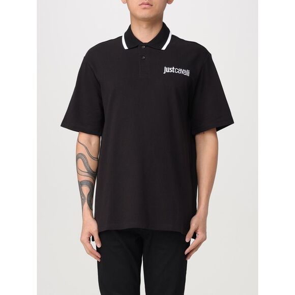 Just Cavalli Polo Shirt Men Black